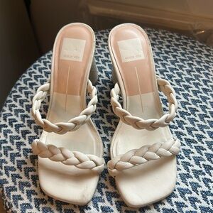 Dolce vita cream 3 inch heels. Worn once on my bachelorette basically new!